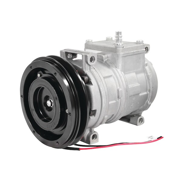 Compressor, New, Denso Style w/ Clutch 9.7" x6" x6.7"